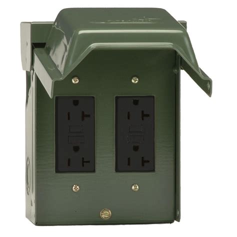 electrical box for outdoor light|outside electrical receptacles box.